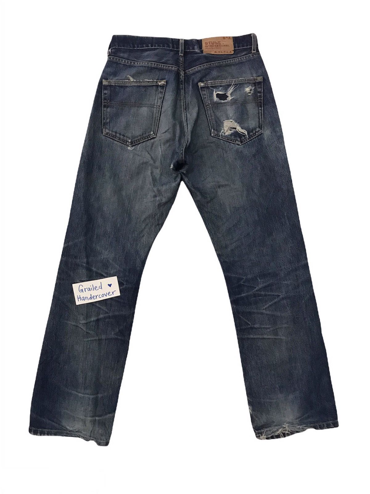 Stussy Distress Stussy International Jeans Denim Pant Size US 30 / EU 46 - 2 Thumbnail