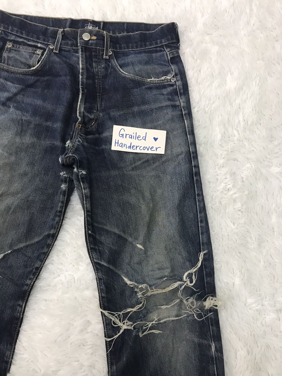 Stussy Distress Stussy International Jeans Denim Pant Size US 30 / EU 46 - 5 Thumbnail