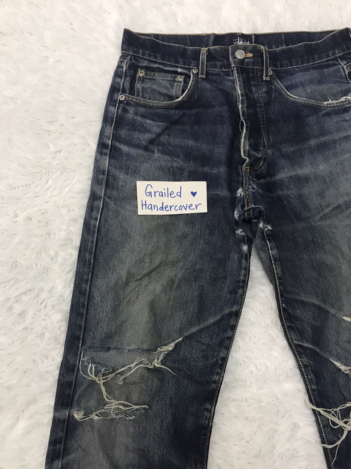 Stussy Distress Stussy International Jeans Denim Pant Size US 30 / EU 46 - 6 Thumbnail