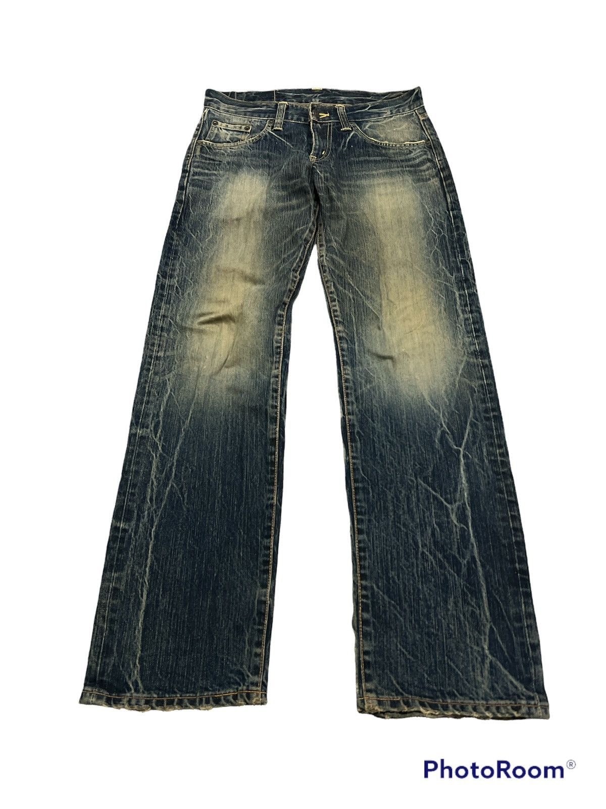 Japanese Brand SICK🔥🔥RASTY DENIM BY EDWIN Size US 31 - 3 Thumbnail