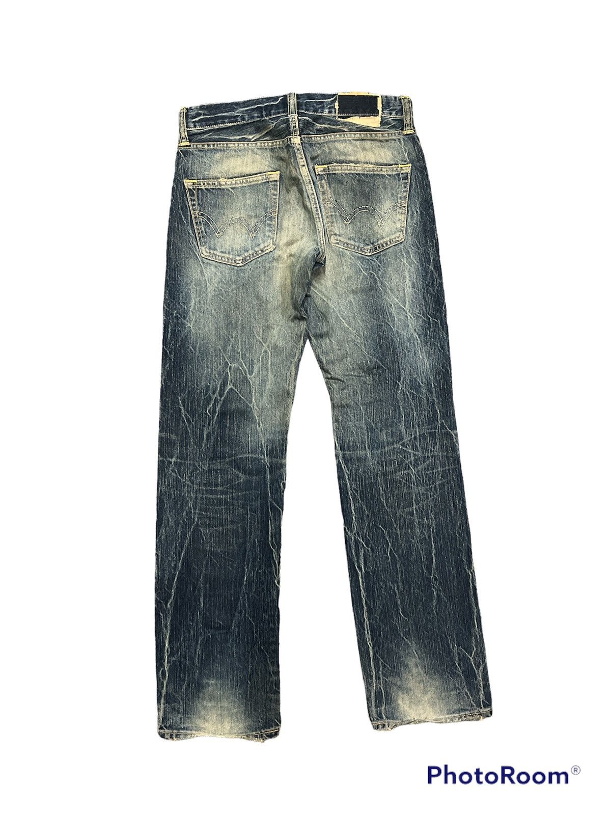 Japanese Brand SICK🔥🔥RASTY DENIM BY EDWIN Size US 31 - 4 Thumbnail