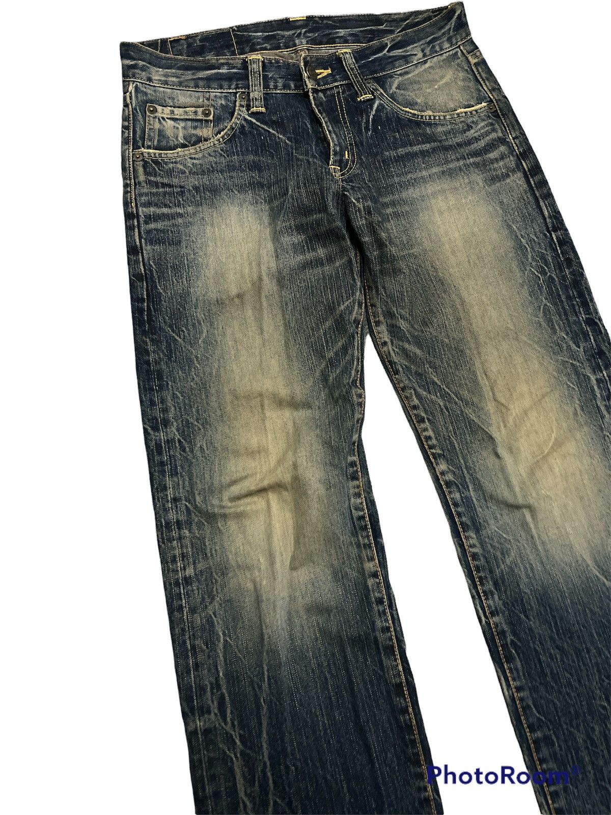 Japanese Brand SICK🔥🔥RASTY DENIM BY EDWIN Size US 31 - 5 Thumbnail