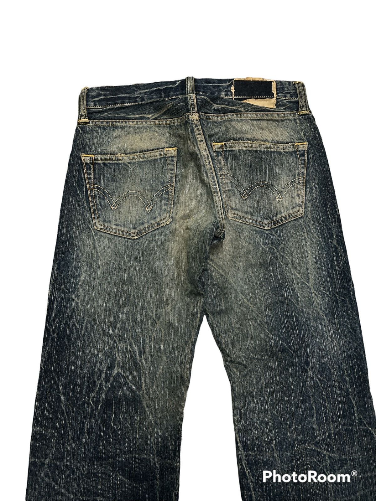 Japanese Brand SICK🔥🔥RASTY DENIM BY EDWIN Size US 31 - 6 Thumbnail