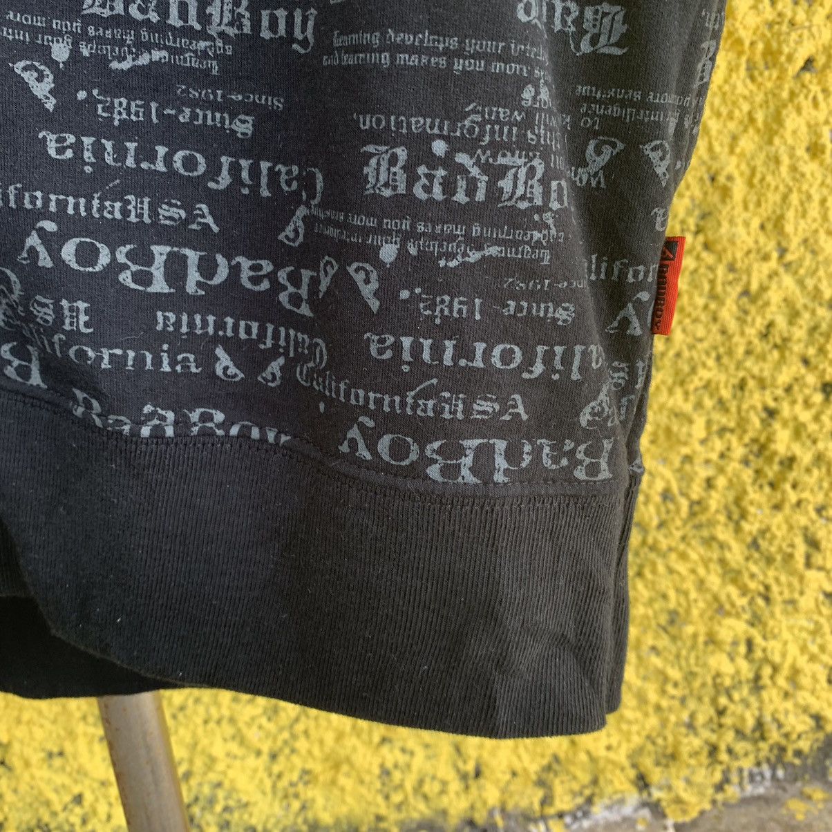 Japanese Brand Bad Boy short sleeve hoodie full text one shirt Size US M / EU 48-50 / 2 - 5 Thumbnail