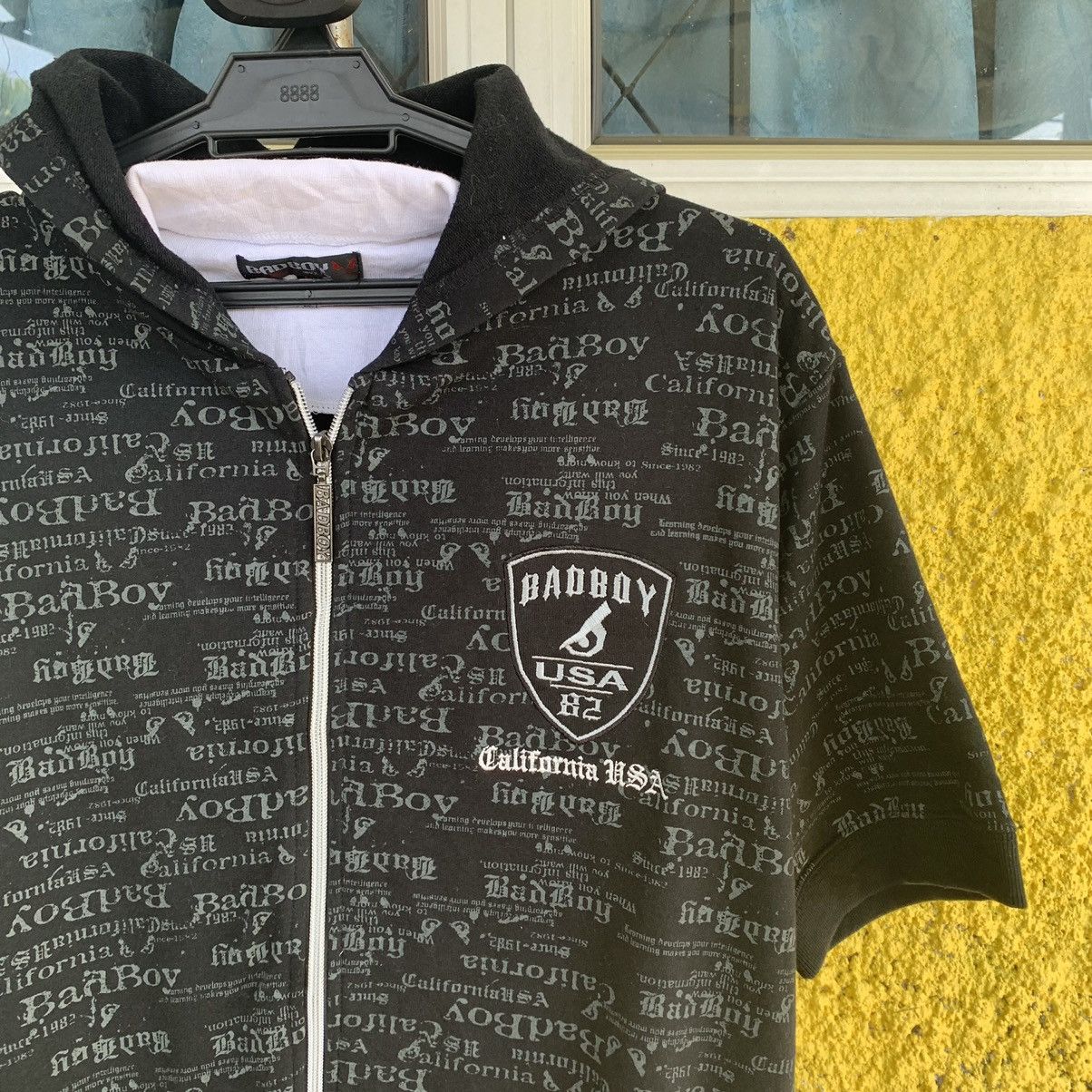 Japanese Brand Bad Boy short sleeve hoodie full text one shirt Size US M / EU 48-50 / 2 - 4 Thumbnail