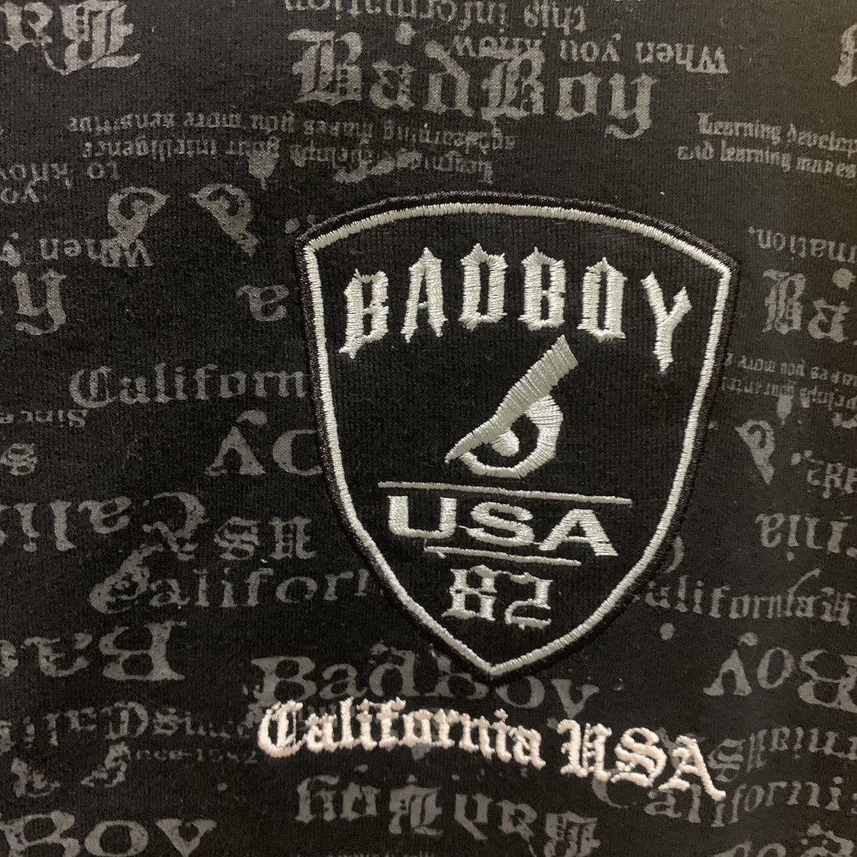 Japanese Brand Bad Boy short sleeve hoodie full text one shirt Size US M / EU 48-50 / 2 - 20 Thumbnail