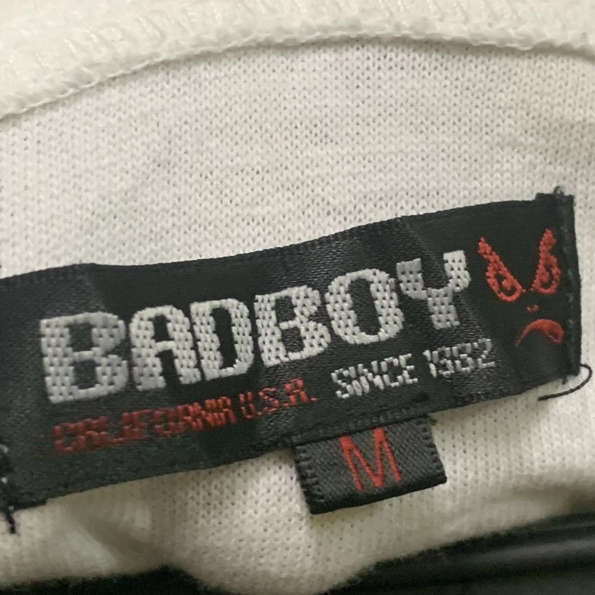 Japanese Brand Bad Boy short sleeve hoodie full text one shirt Size US M / EU 48-50 / 2 - 18 Thumbnail