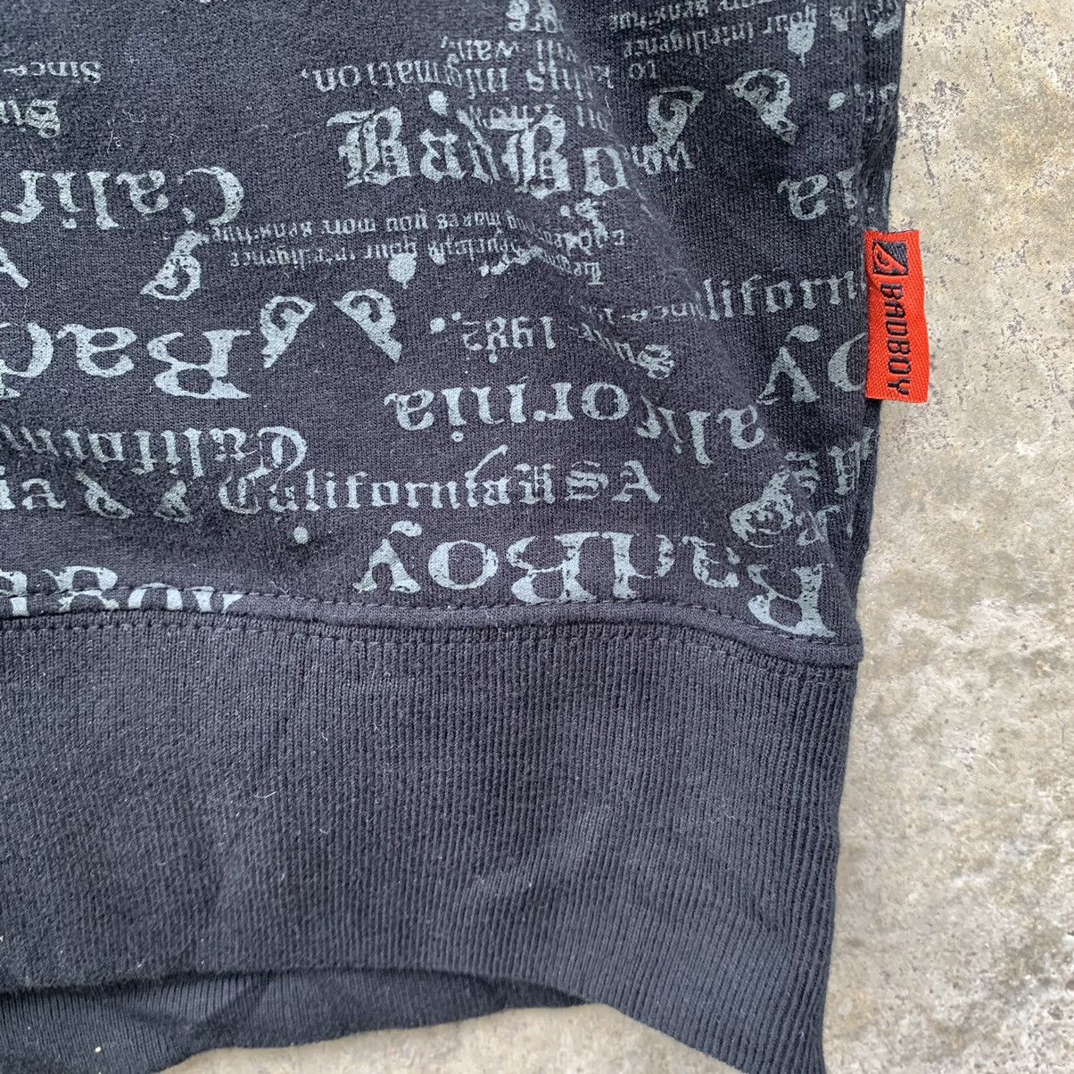 Japanese Brand Bad Boy short sleeve hoodie full text one shirt Size US M / EU 48-50 / 2 - 12 Thumbnail