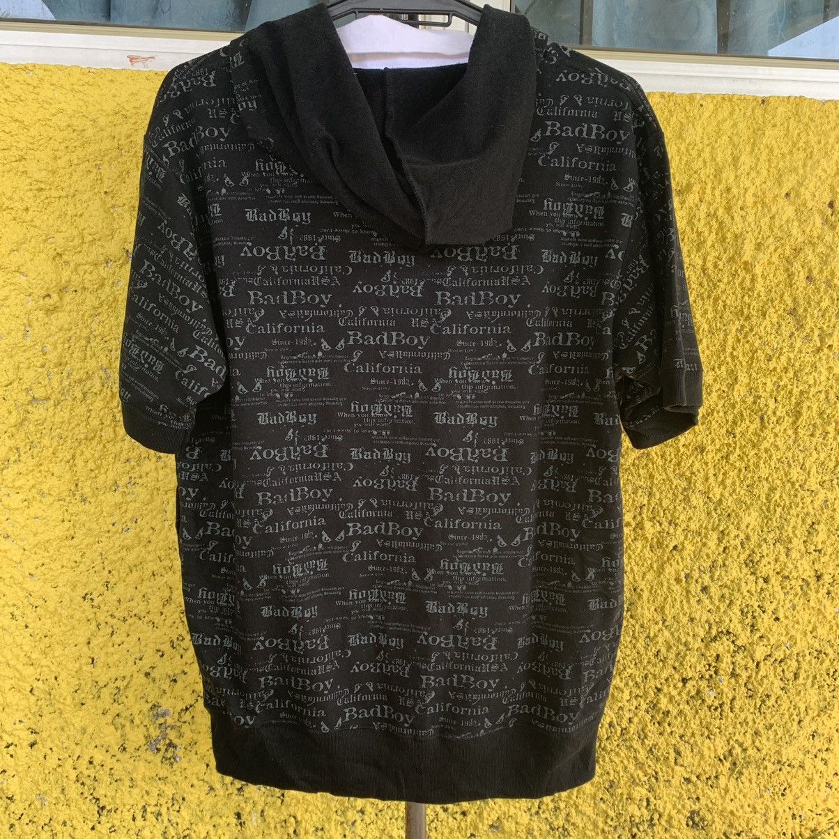 Japanese Brand Bad Boy short sleeve hoodie full text one shirt Size US M / EU 48-50 / 2 - 9 Thumbnail