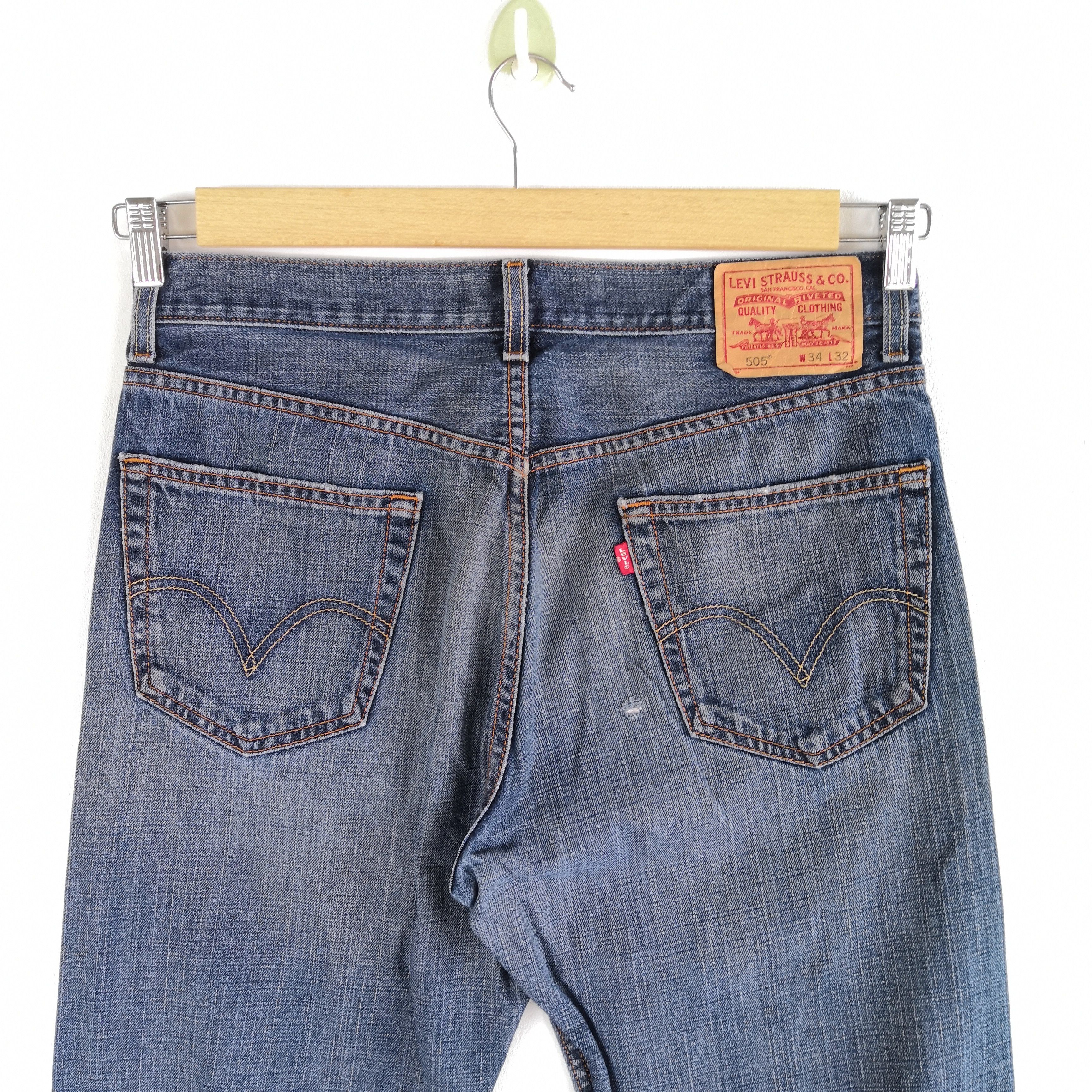 Levi's Vintage Levis Jeans Distressed Levis 505 Denim Pants Size US 32 / EU 48 - 5 Thumbnail