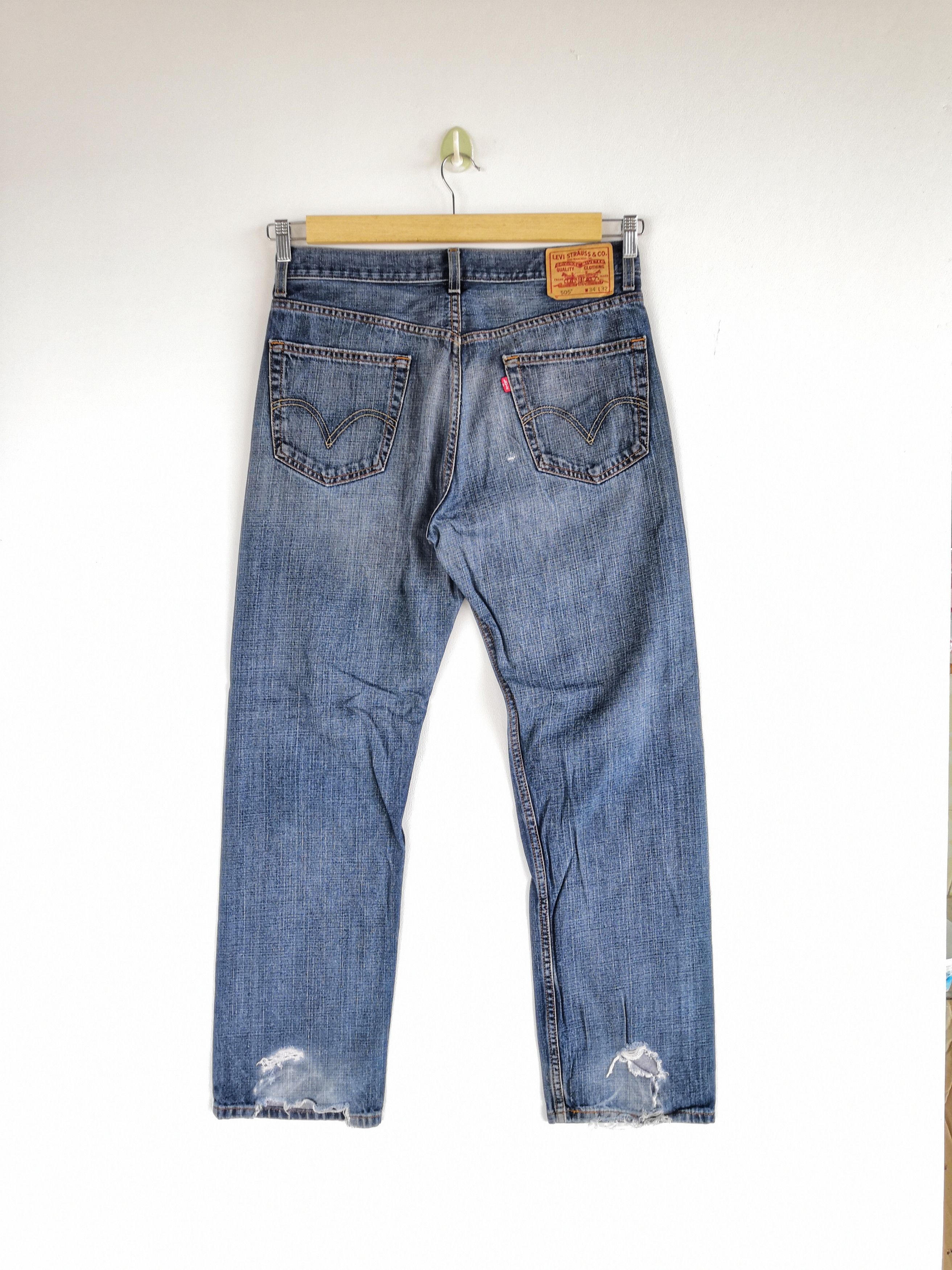 Levi's Vintage Levis Jeans Distressed Levis 505 Denim Pants Size US 32 / EU 48 - 2 Thumbnail