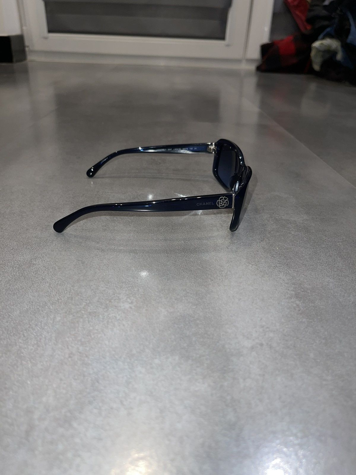 Chanel Chanel 5247 C.503/S2 Dark Blue Sunglasses Size ONE SIZE - 6 Thumbnail