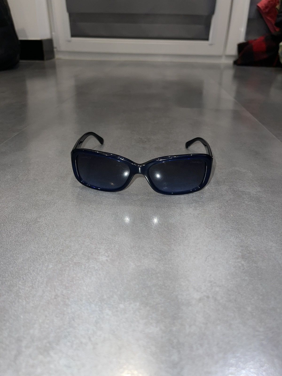 Chanel Chanel 5247 C.503/S2 Dark Blue Sunglasses Size ONE SIZE - 2 Thumbnail