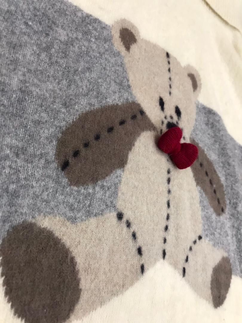 Homespun Knitwear × Japanese Brand × Other Unbrand KNITWEAR cute Bears design Size US M / EU 48-50 / 2 - 3 Thumbnail