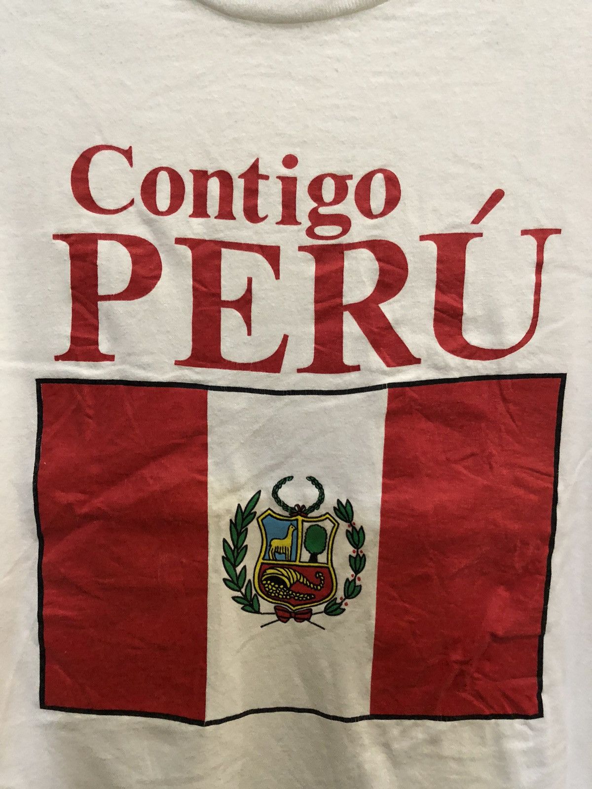Vintage Vintage 90s Contigo PERU tees big logo size XL Size US XL / EU 56 / 4 - 3 Thumbnail