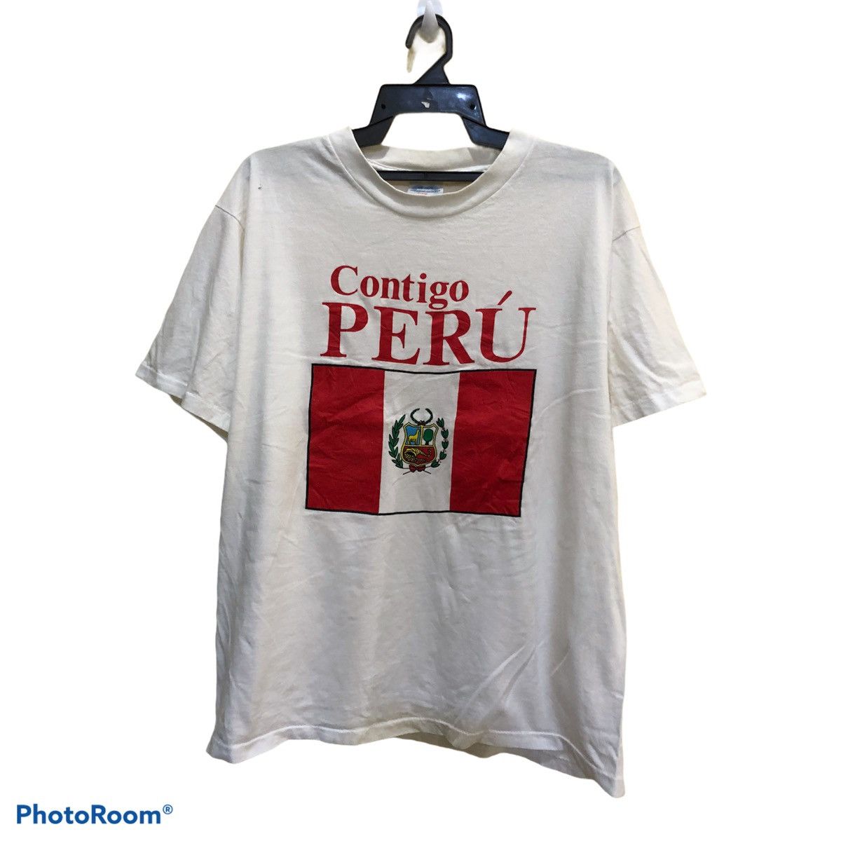 Vintage 90s Contigo PERU tees big logo size XL