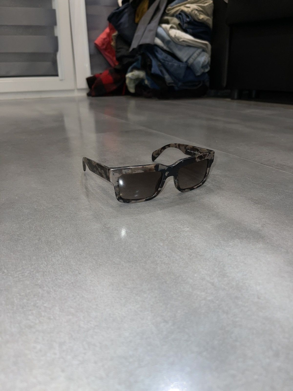 Prada Prada SPR01Q ROI-1X1 Camo Sunglasses Size ONE SIZE - 3 Thumbnail