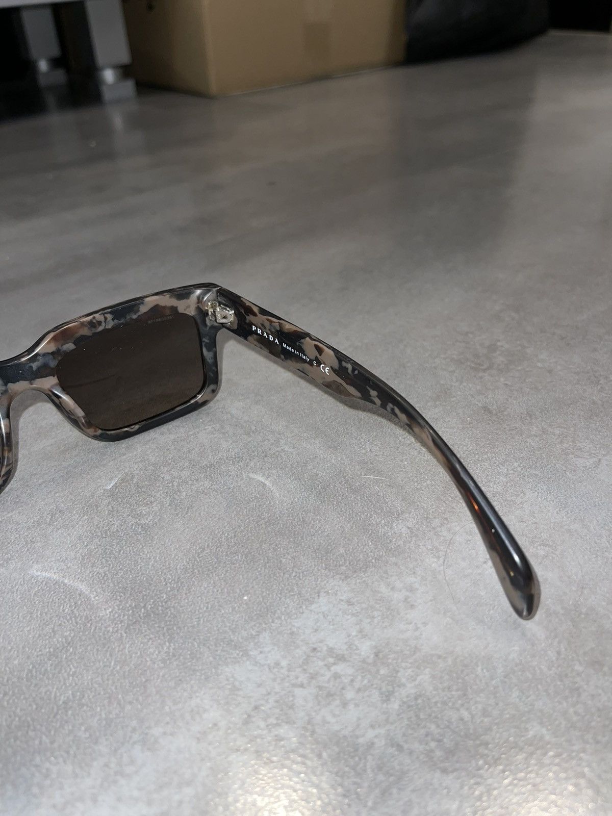 Prada Prada SPR01Q ROI-1X1 Camo Sunglasses Size ONE SIZE - 9 Thumbnail