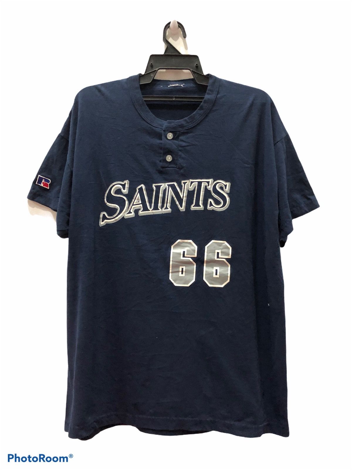 NFL × Russell Athletic Vintage American Football Team New Orleans SAINTS 66 tees Size US XL / EU 56 / 4 - 1 Thumbnail