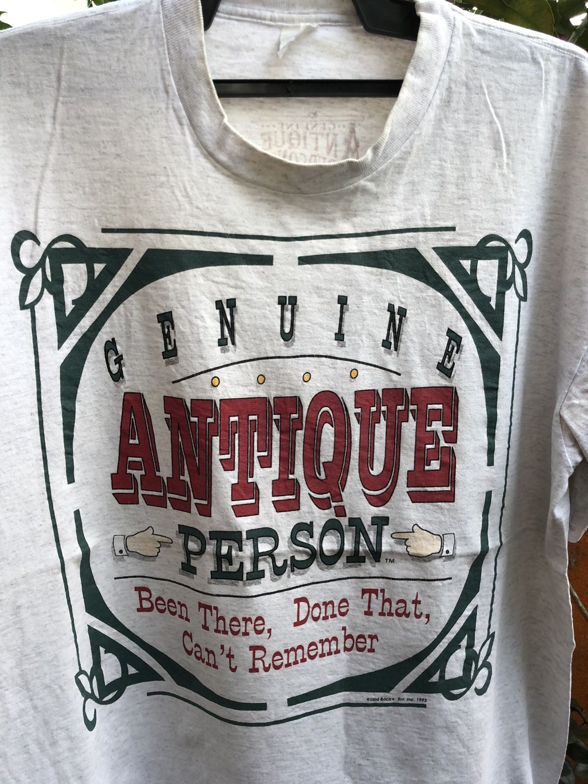 Vintage Vintage 90s GENUINE ANTIQUE PERSON tee Size US XL / EU 56 / 4 - 3 Thumbnail