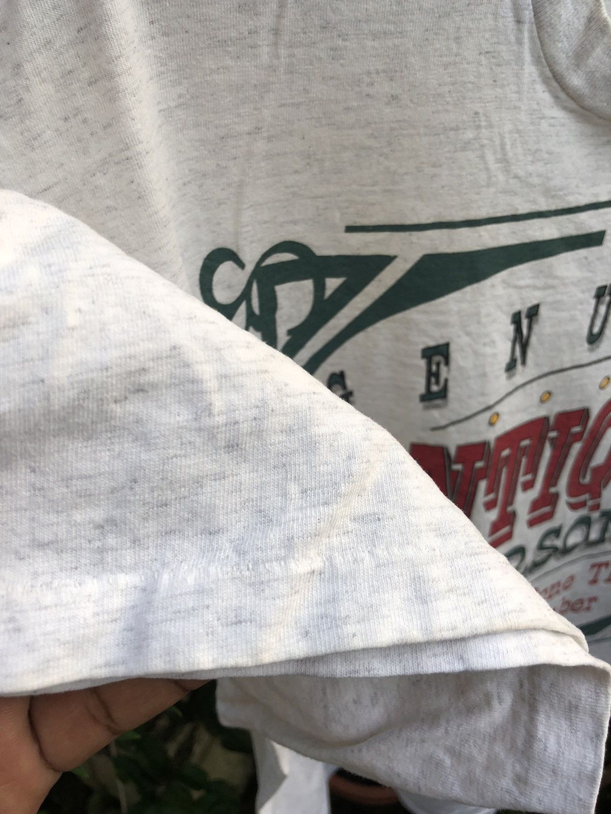 Vintage Vintage 90s GENUINE ANTIQUE PERSON tee Size US XL / EU 56 / 4 - 6 Thumbnail