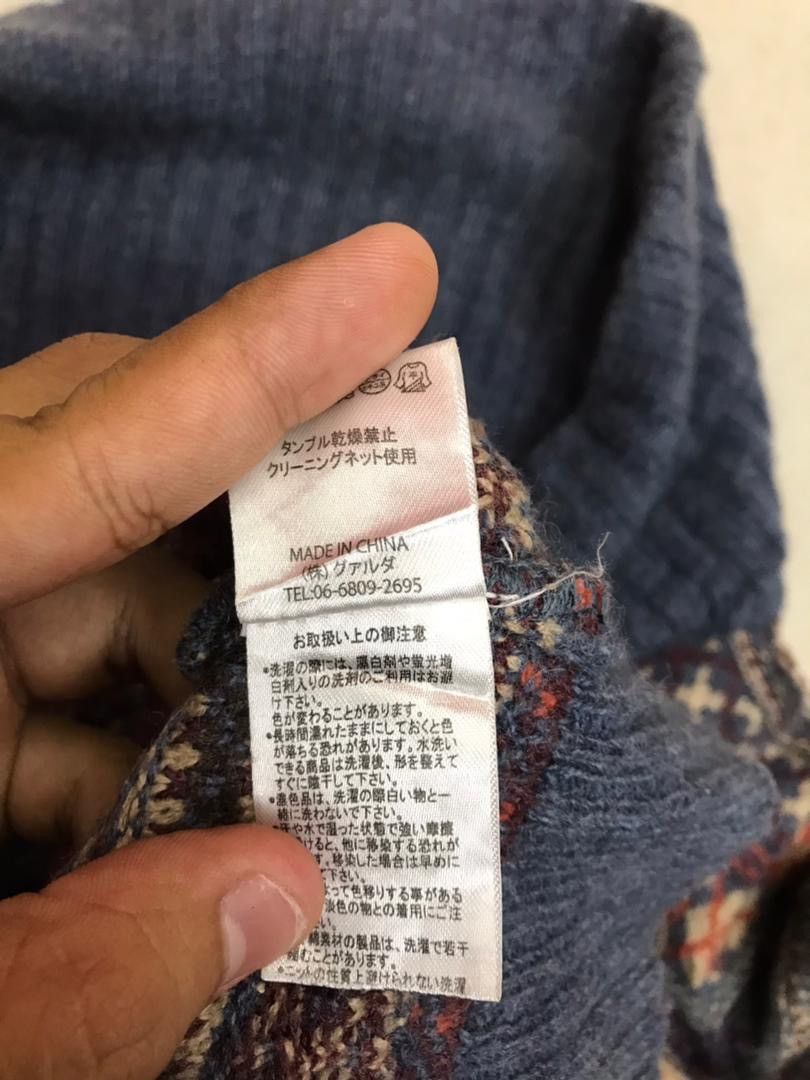 Japanese Brand Soulberry Multicolour KNITWEAR 5 button Size US M / EU 48-50 / 2 - 9 Thumbnail