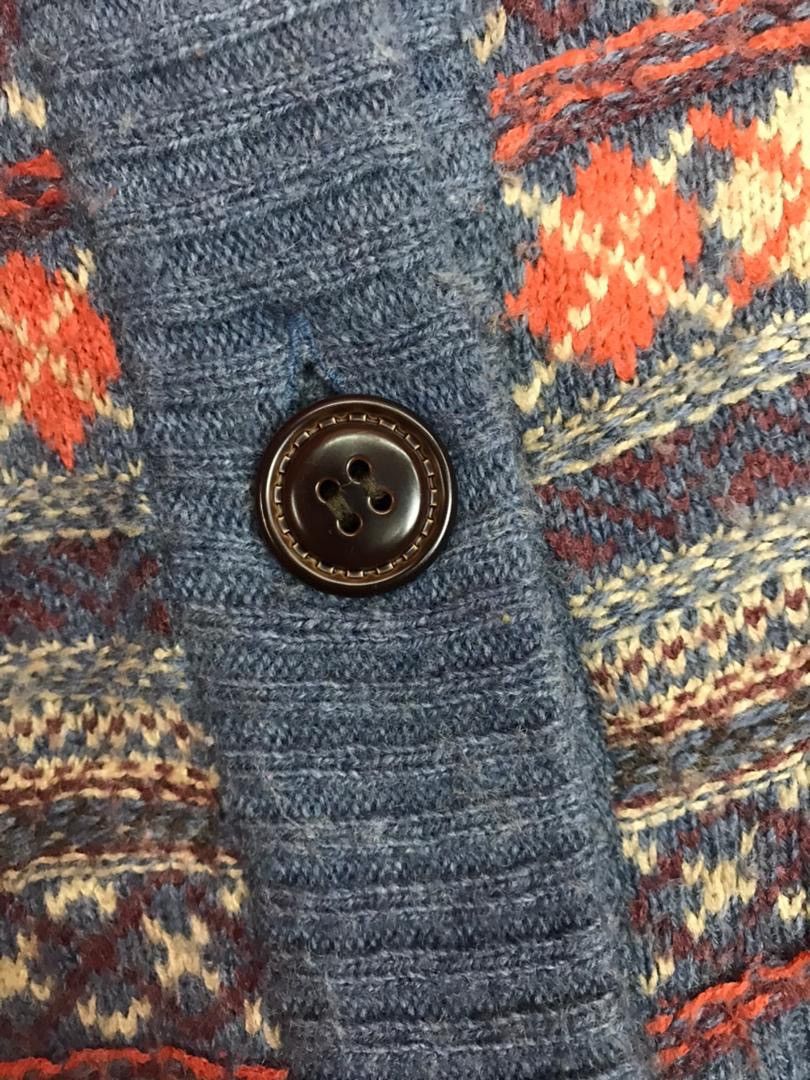 Japanese Brand Soulberry Multicolour KNITWEAR 5 button Size US M / EU 48-50 / 2 - 5 Thumbnail