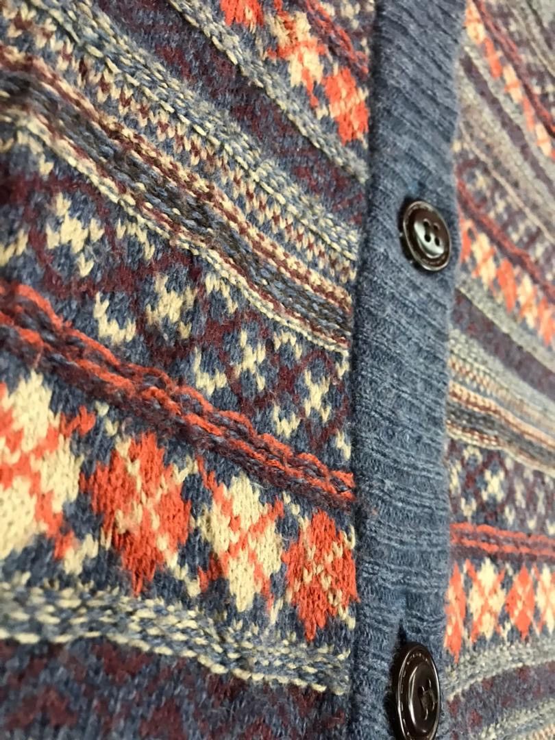Japanese Brand Soulberry Multicolour KNITWEAR 5 button Size US M / EU 48-50 / 2 - 4 Thumbnail