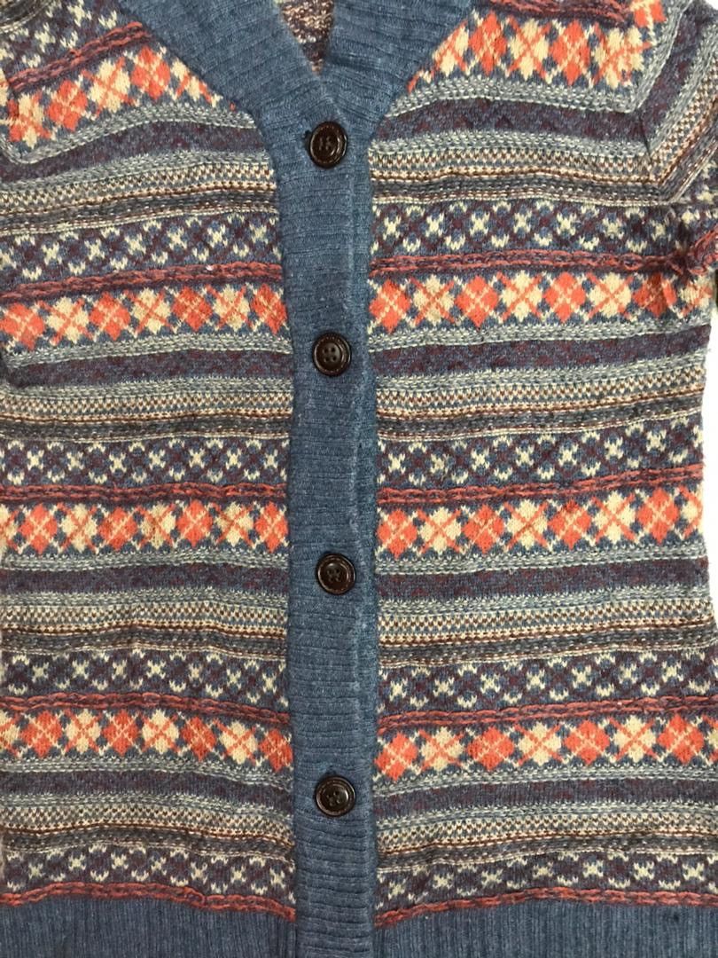 Japanese Brand Soulberry Multicolour KNITWEAR 5 button Size US M / EU 48-50 / 2 - 3 Thumbnail