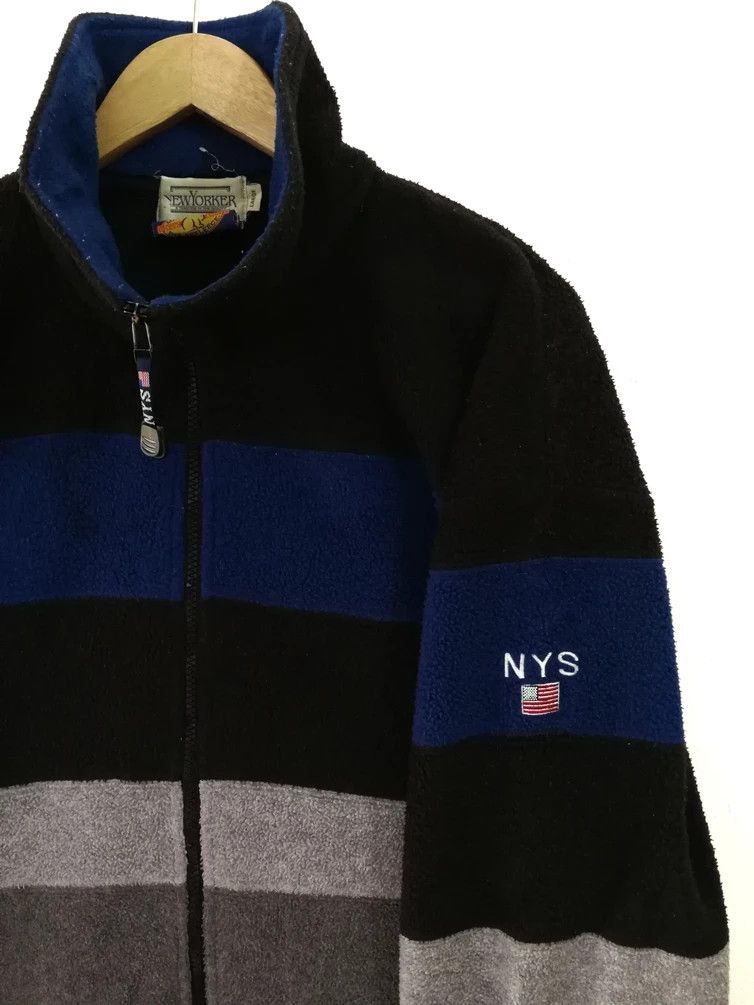 Vintage vintage New Yorker fleece jacket polar bear fleece Size US L / EU 52-54 / 3 - 3 Thumbnail