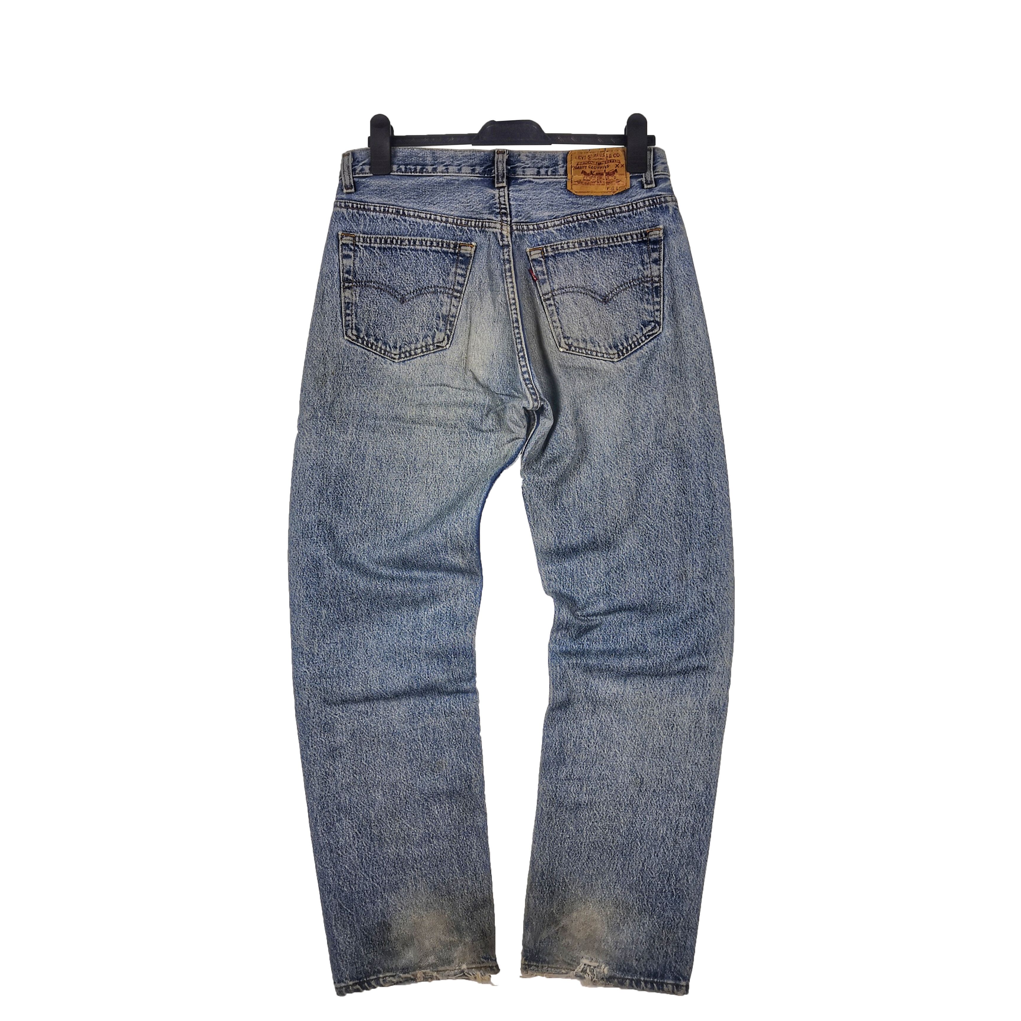 Levi's Vintage Levis 501 Jeans Blue Dirty Levi's Denim Pants Size US 32 / EU 48 - 2 Thumbnail