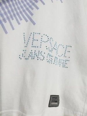 Versace Jeans Couture versace t-shirt big medusa bling logo Size US M / EU 48-50 / 2 - 5 Thumbnail