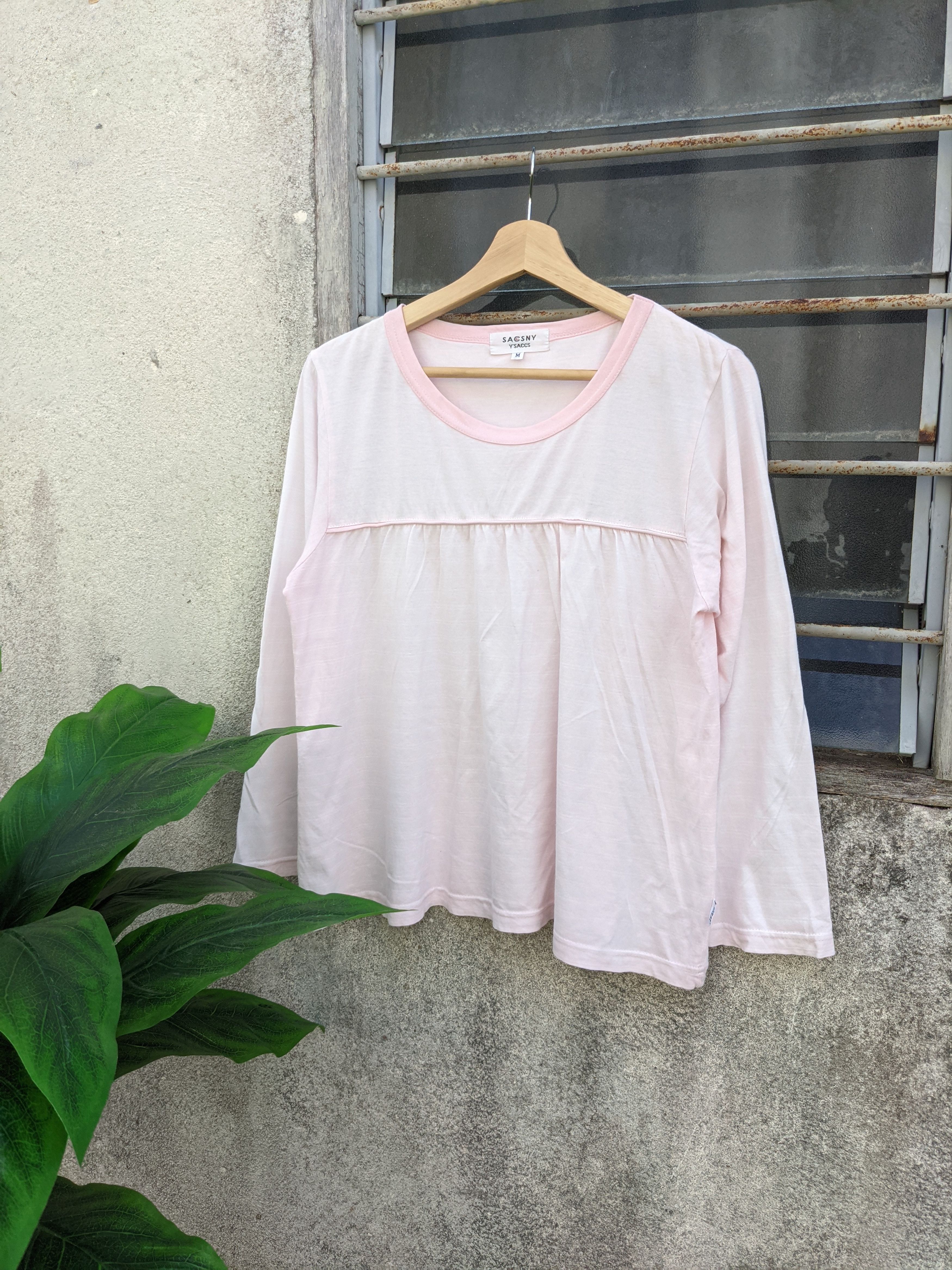 ⚡️Steals⚡️ Vintage Y'SACCS Pink Striped Maternity Tshirt