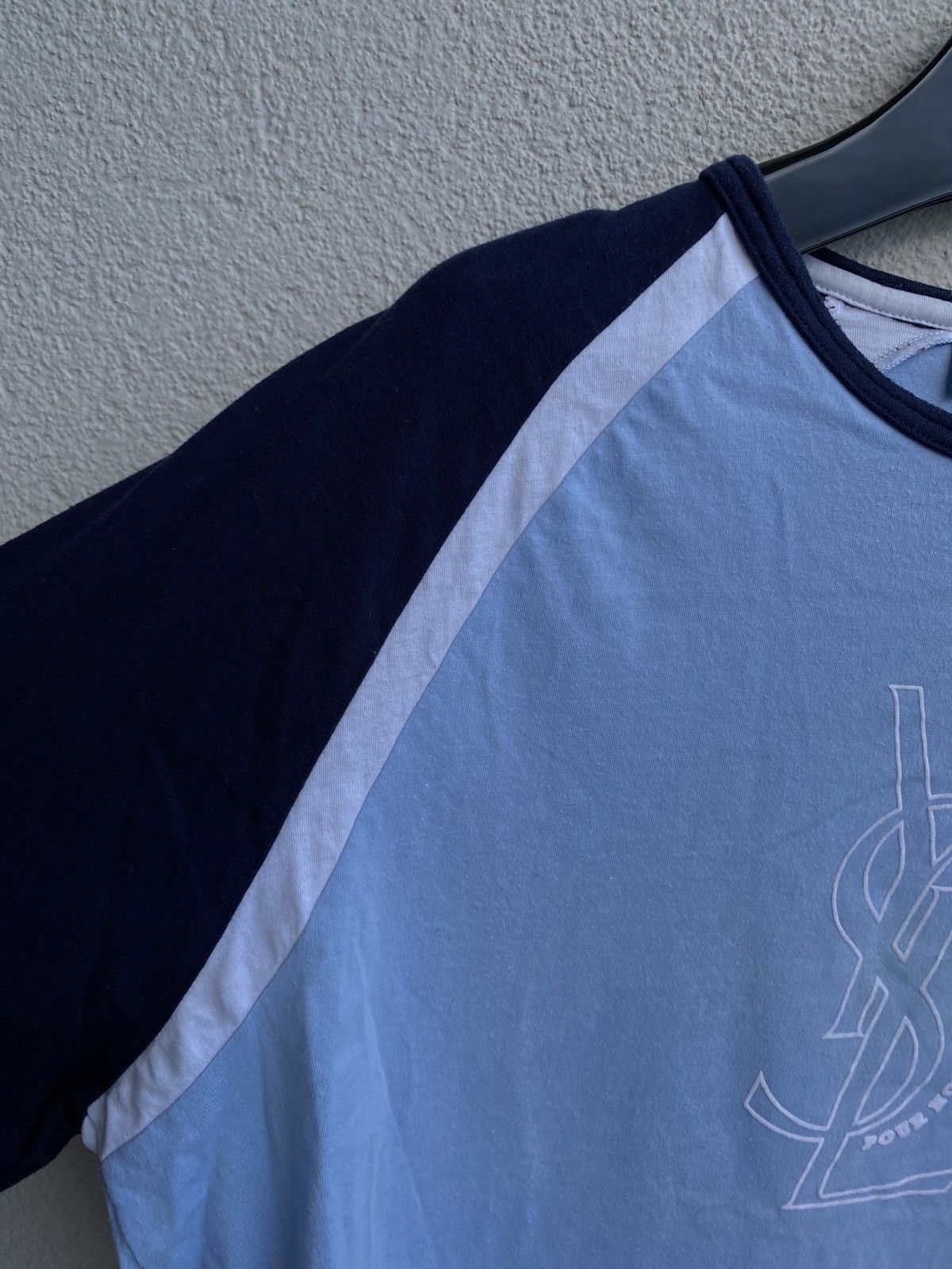 Yves Saint Laurent YSL T-shirt Big Logo Vintage Shirt 90s y2k rare Size US L / EU 52-54 / 3 - 10 Thumbnail