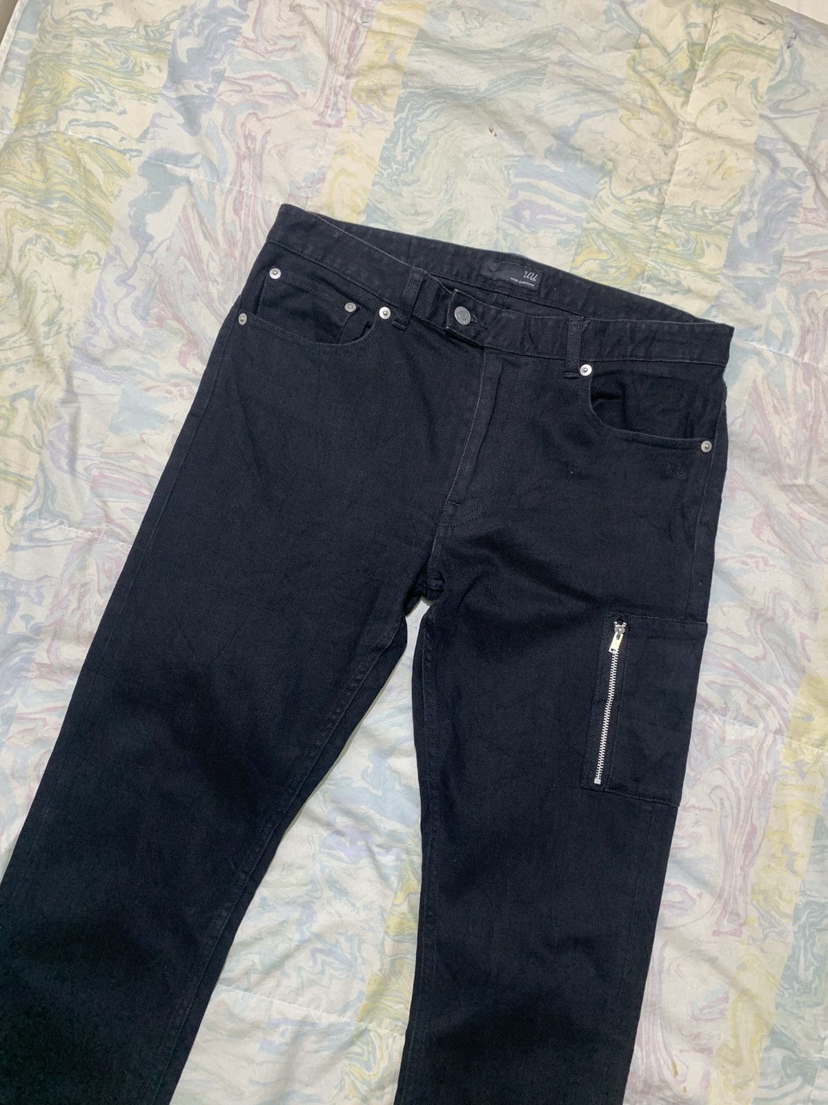 Undercover × Uniqlo Uniqlo x undercover Black multipocket stretchable pants Size US 33 - 3 Thumbnail
