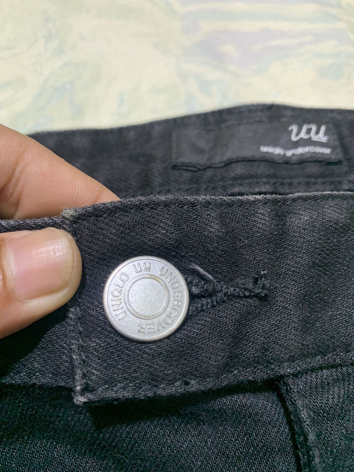 Undercover × Uniqlo Uniqlo x undercover Black multipocket stretchable pants Size US 33 - 10 Thumbnail
