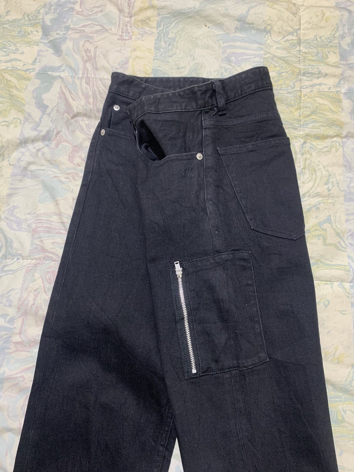 Undercover × Uniqlo Uniqlo x undercover Black multipocket stretchable pants Size US 33 - 7 Thumbnail