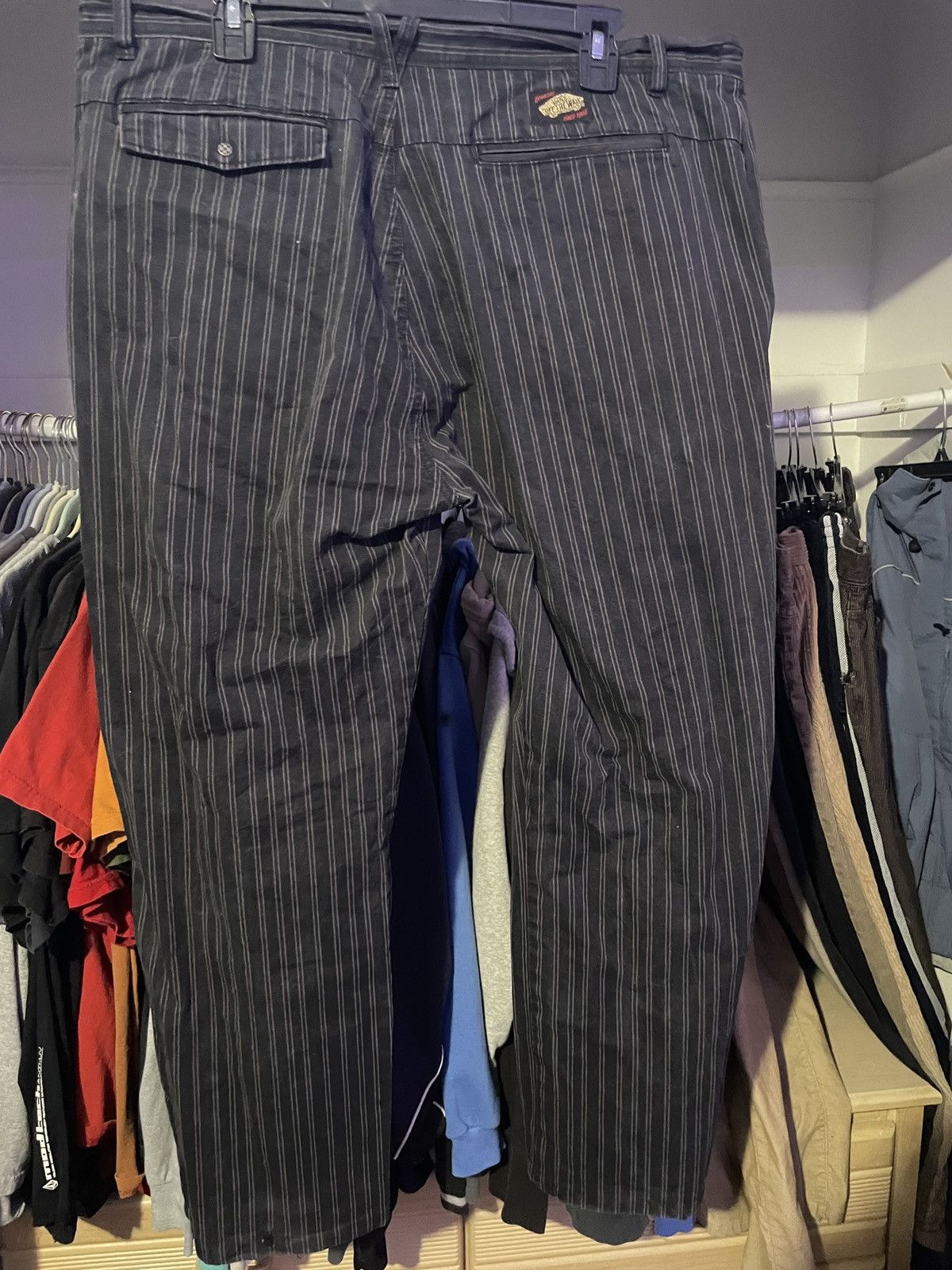 Vans Vertical stripe vans sk8 pants Grailed