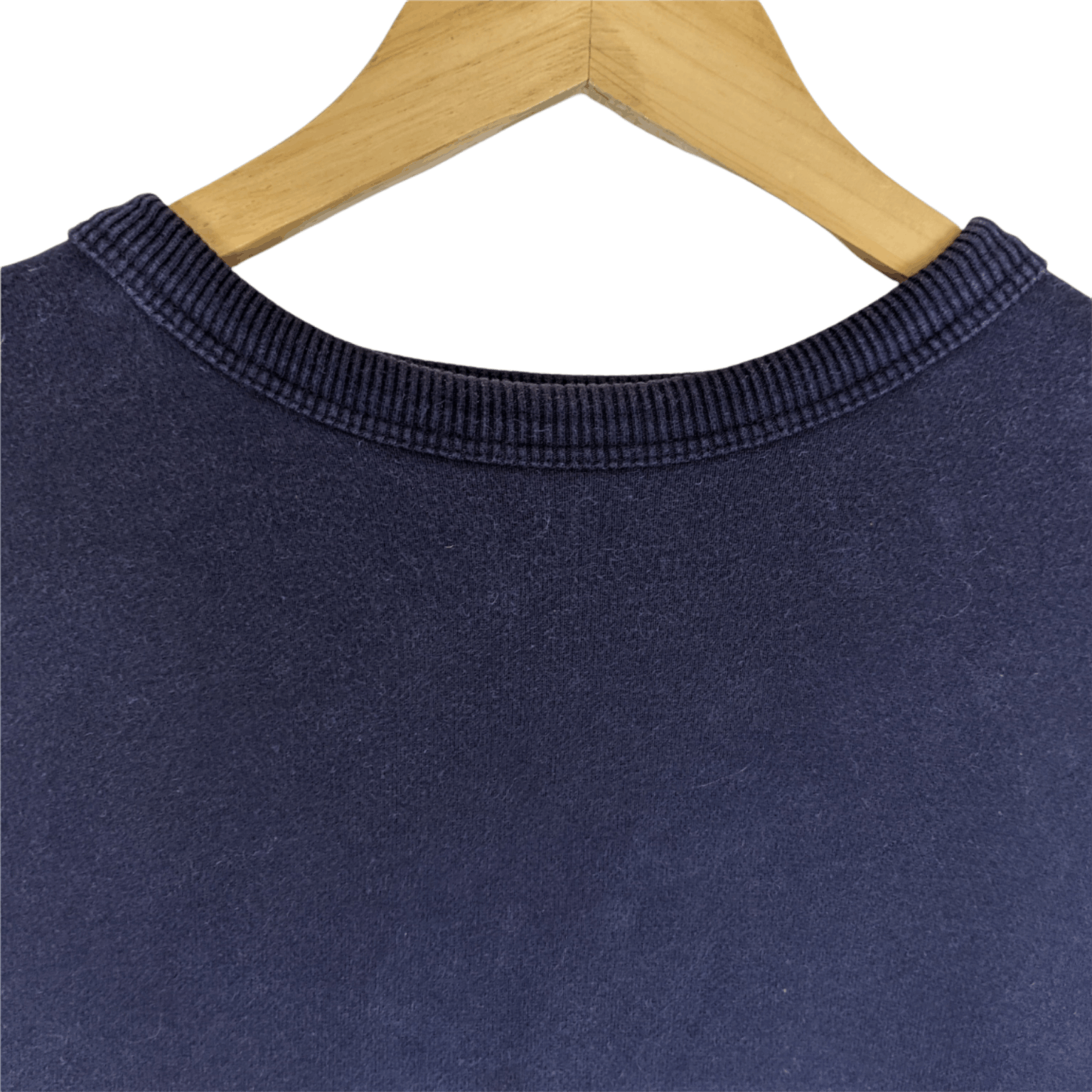 Japanese Brand × Uniqlo Vintage 90's UNIQLO Navy Plain Jumper Sweatshirt Size US L / EU 52-54 / 3 - 4 Thumbnail