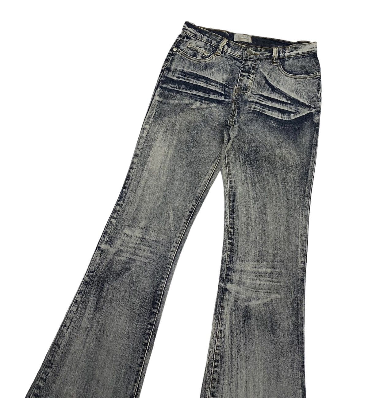 Hysteric Glamour RARE FLARE DISTRESSED BAIER PANTOMIME DISTRESS FLARED PANTS Size US 29 - 5 Thumbnail