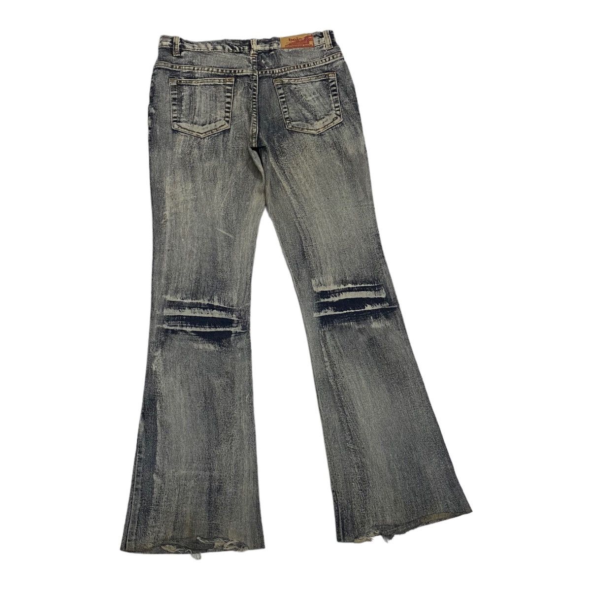 Hysteric Glamour RARE FLARE DISTRESSED BAIER PANTOMIME DISTRESS FLARED PANTS Size US 29 - 6 Thumbnail