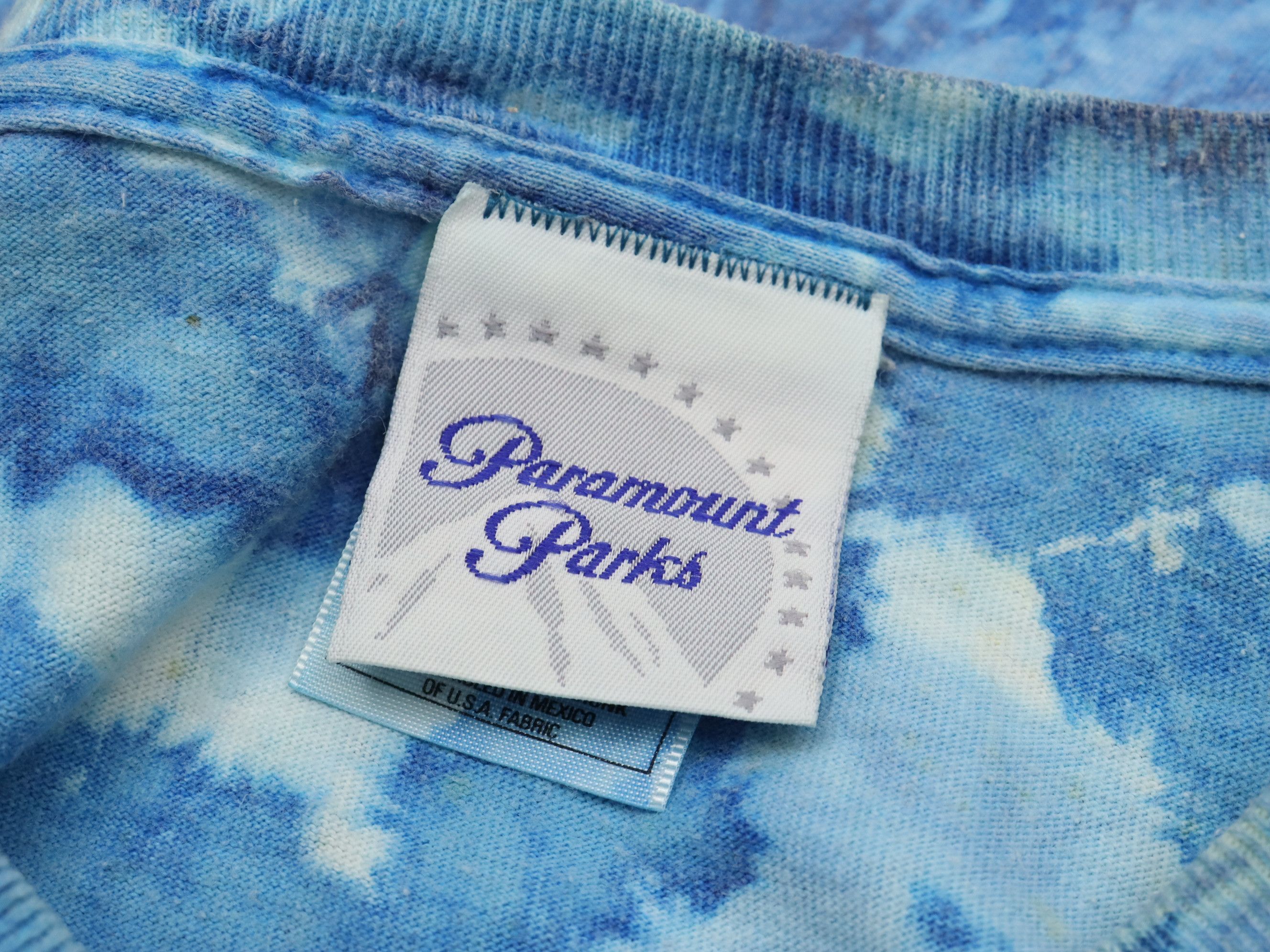 Cartoon Network × Vintage Vintage 1997 Scooby Doo Paramount Parks Tie Dye 90's Shirt Size US XL / EU 56 / 4 - 8 Thumbnail
