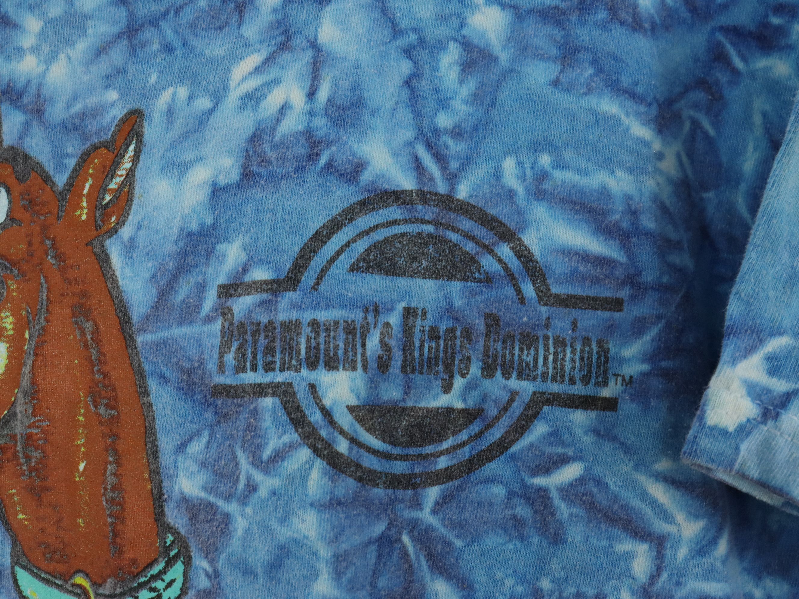 Cartoon Network × Vintage Vintage 1997 Scooby Doo Paramount Parks Tie Dye 90's Shirt Size US XL / EU 56 / 4 - 7 Thumbnail