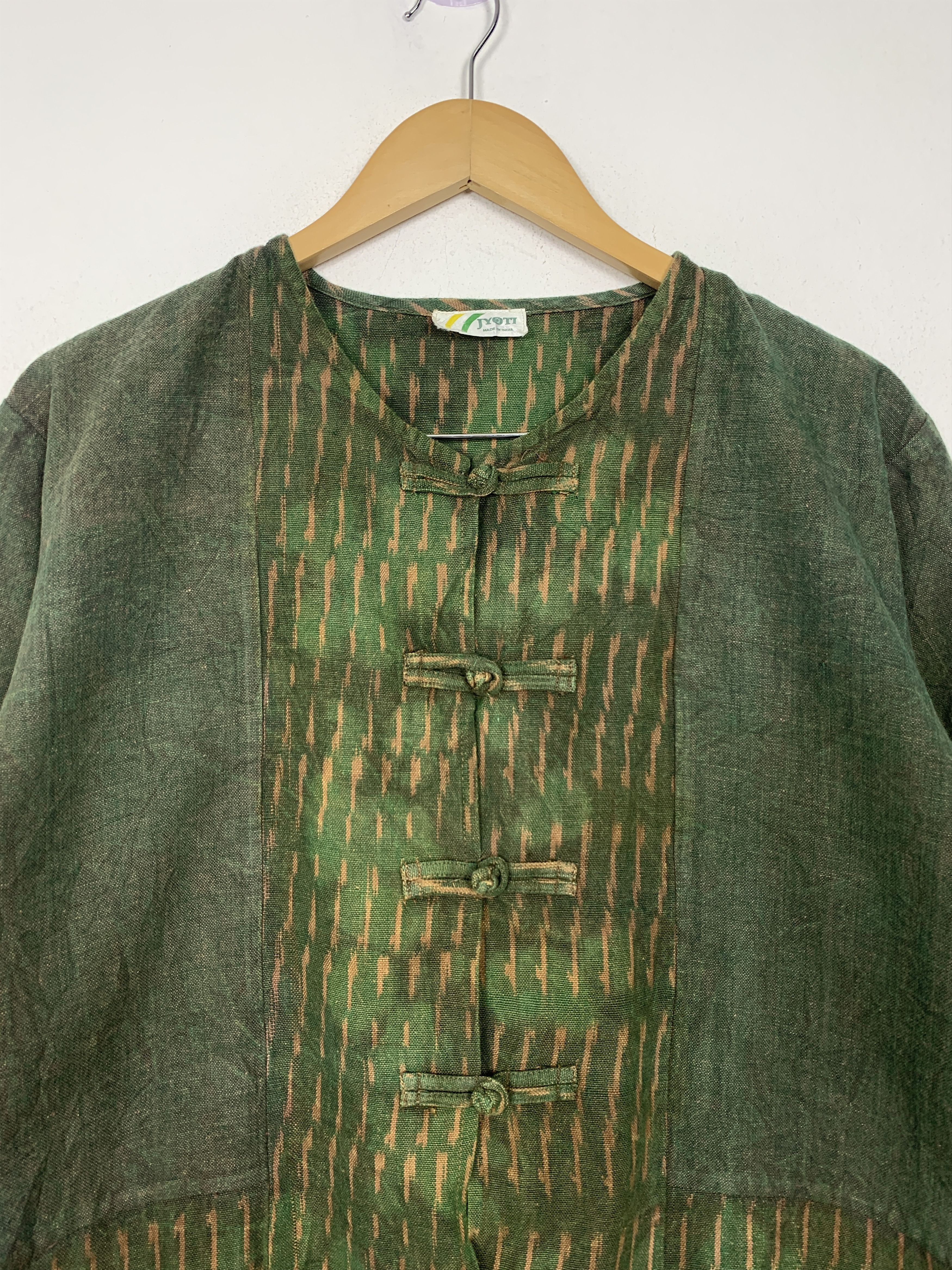 Japanese Brand Vintage JYOTI Hippies Button Up Shirts J1406 Size US S / EU 44-46 / 1 - 2 Thumbnail