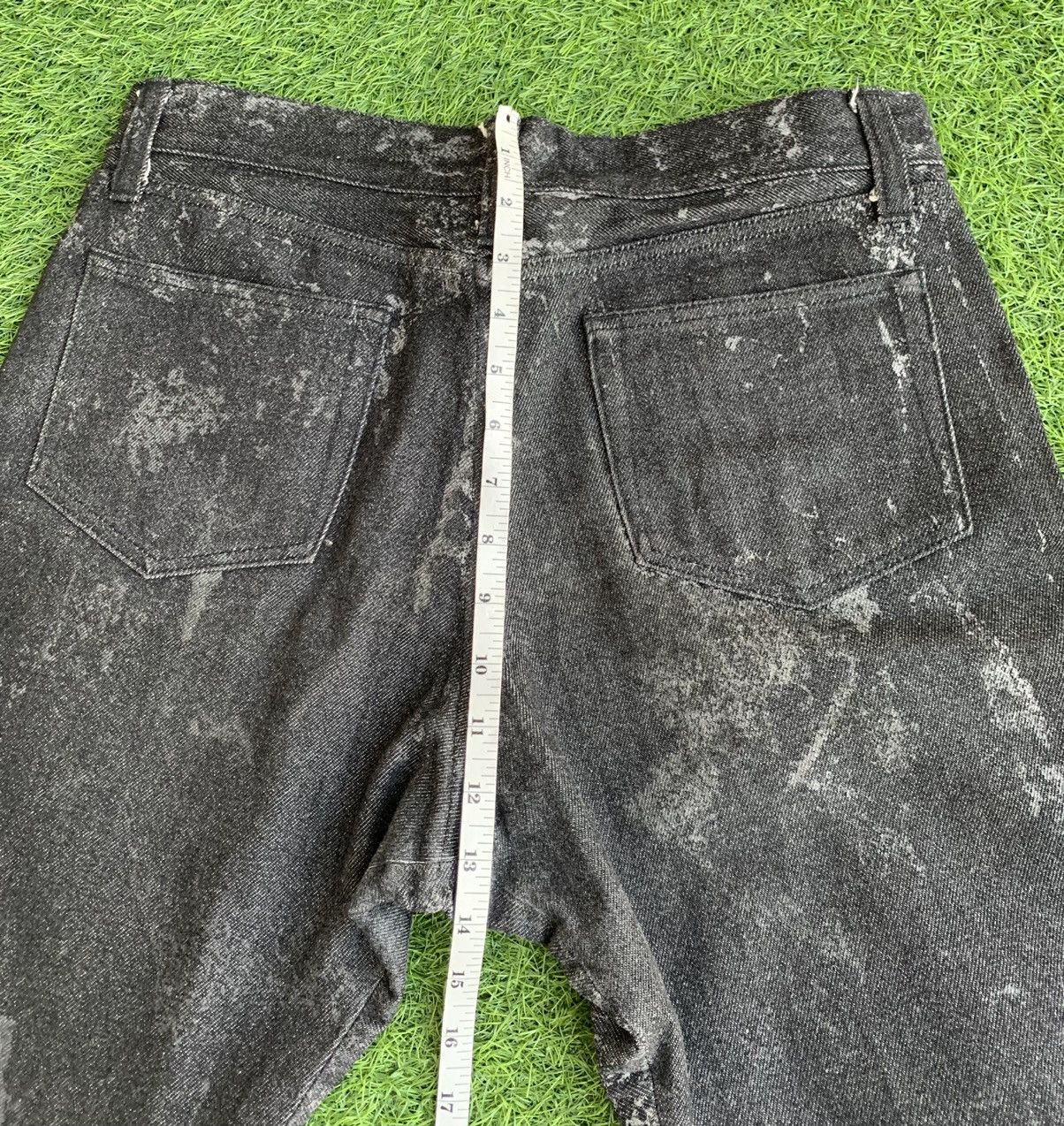Yoshiyuki Konishi Japanese Brand Yoshiyuki Konishi Ficci Uomo Asid Wash Jeans Size US 32 / EU 48 - 15 Thumbnail