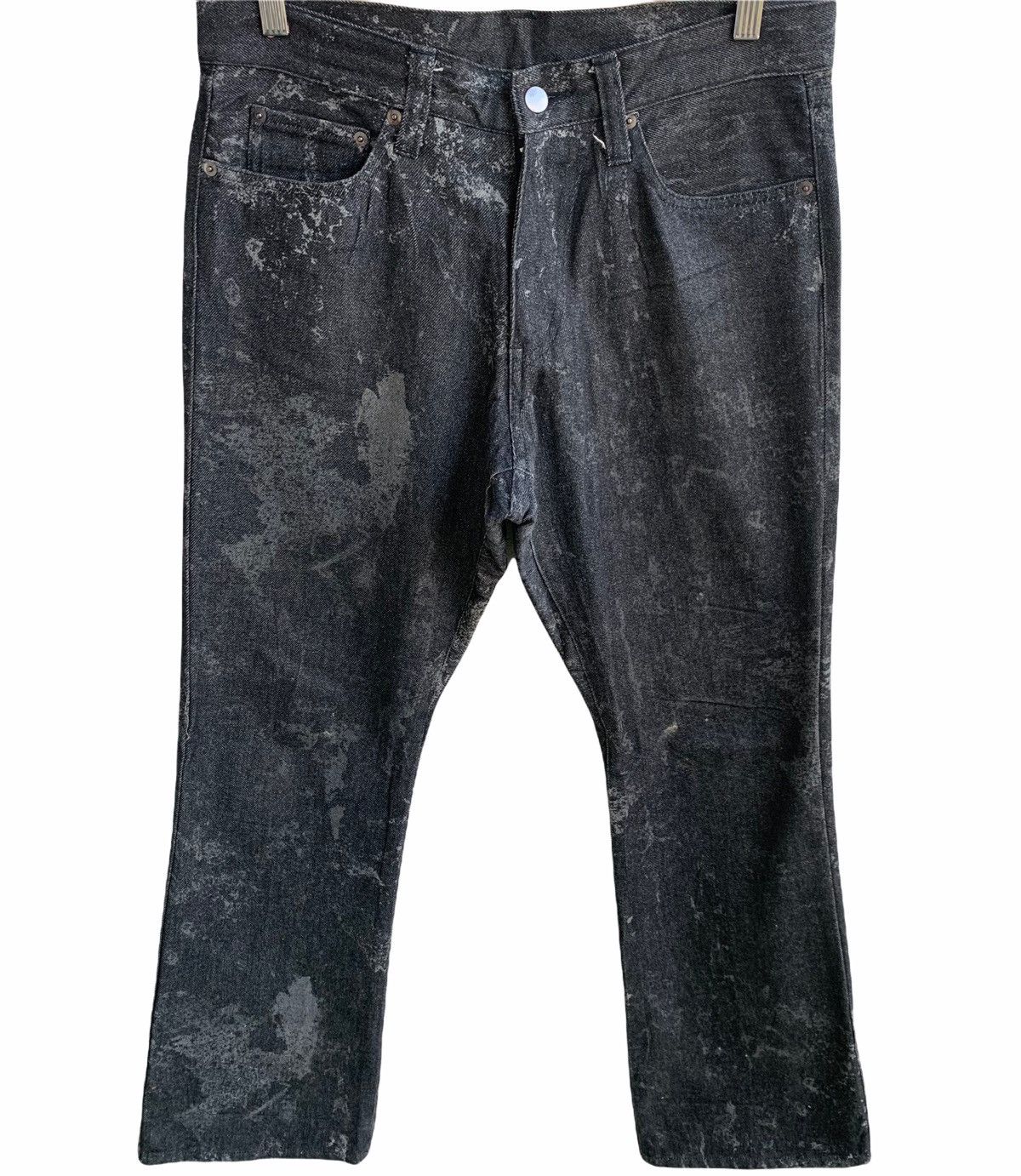Yoshiyuki Konishi Japanese Brand Yoshiyuki Konishi Ficci Uomo Asid Wash Jeans Size US 32 / EU 48 - 3 Thumbnail