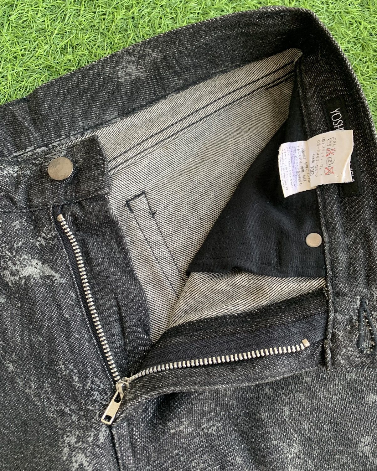 Yoshiyuki Konishi Japanese Brand Yoshiyuki Konishi Ficci Uomo Asid Wash Jeans Size US 32 / EU 48 - 12 Thumbnail