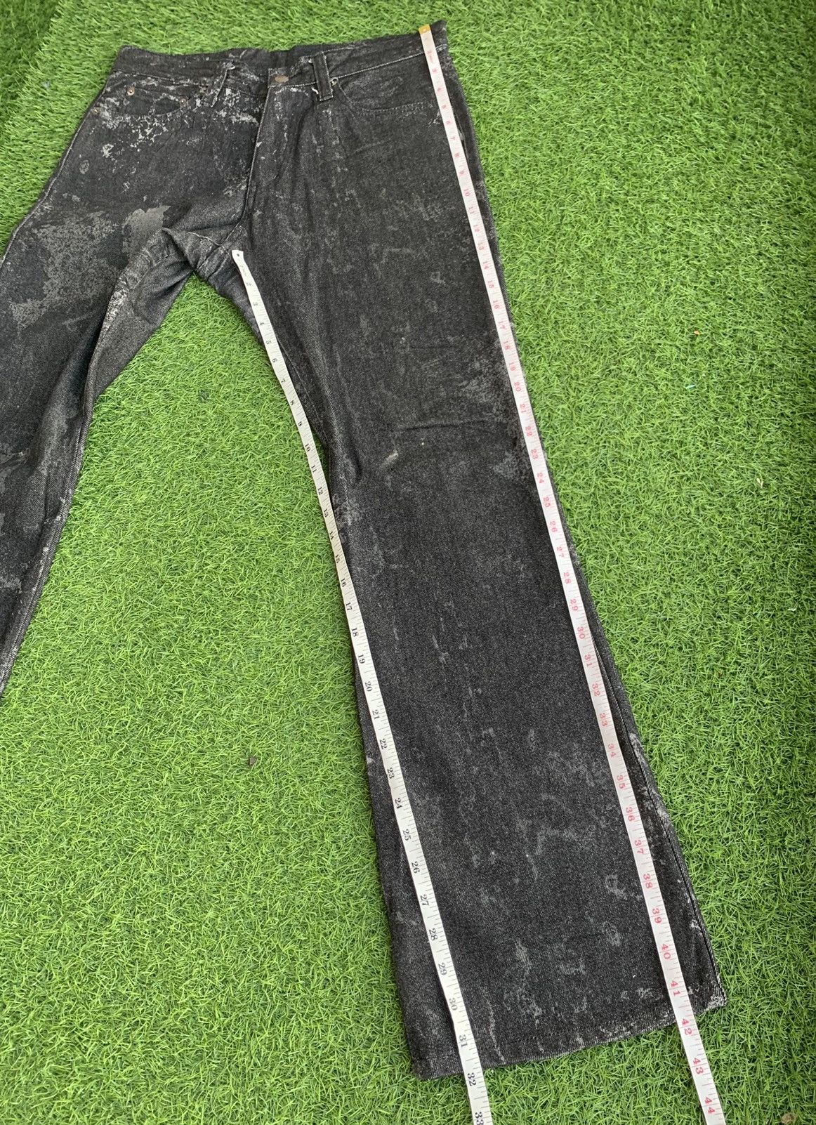 Yoshiyuki Konishi Japanese Brand Yoshiyuki Konishi Ficci Uomo Asid Wash Jeans Size US 32 / EU 48 - 17 Thumbnail