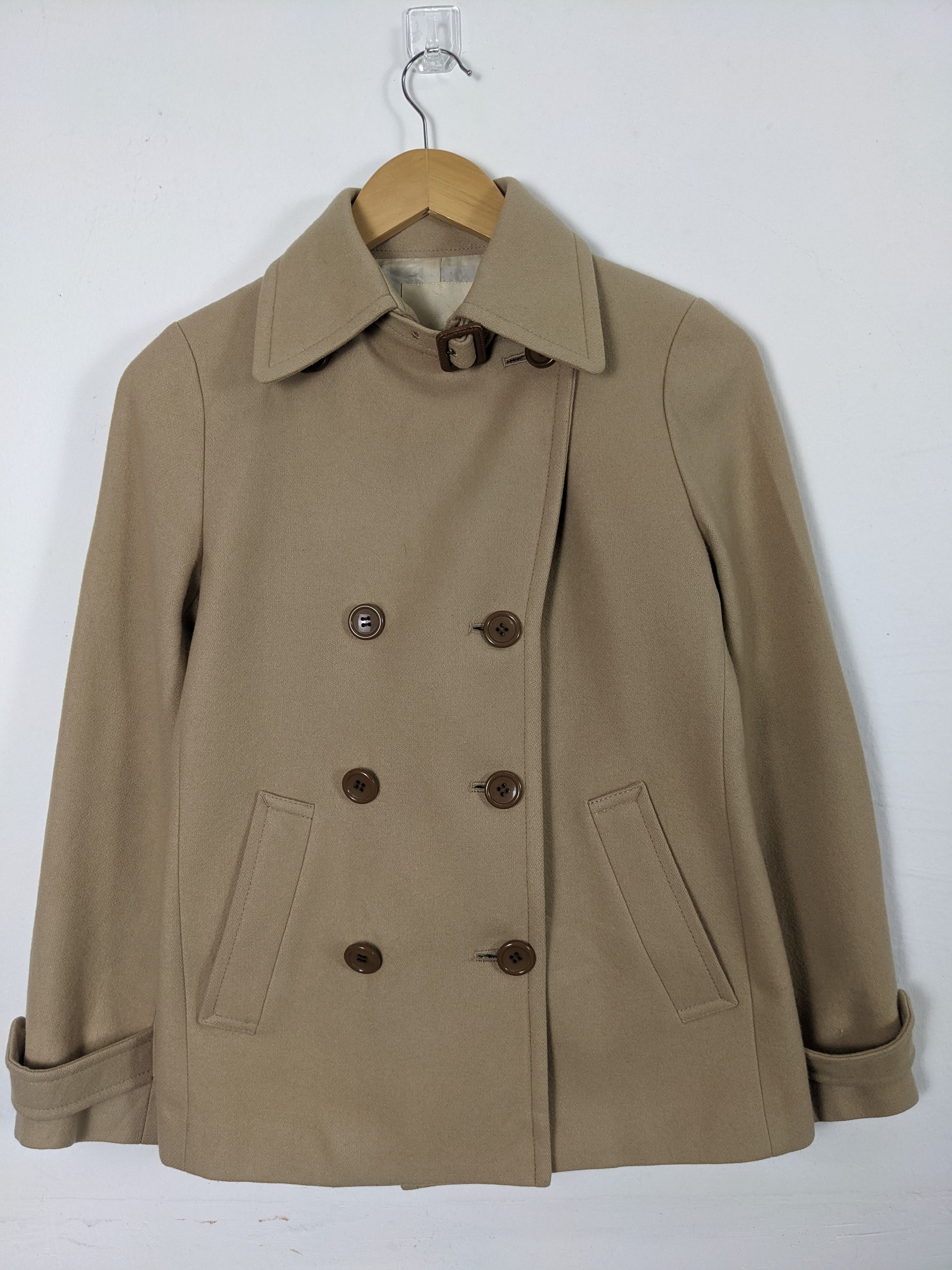 Japanese Brand Vintage Wool Peacoat Jacket J0128 Size S / US 4 / IT 40 - 5 Thumbnail