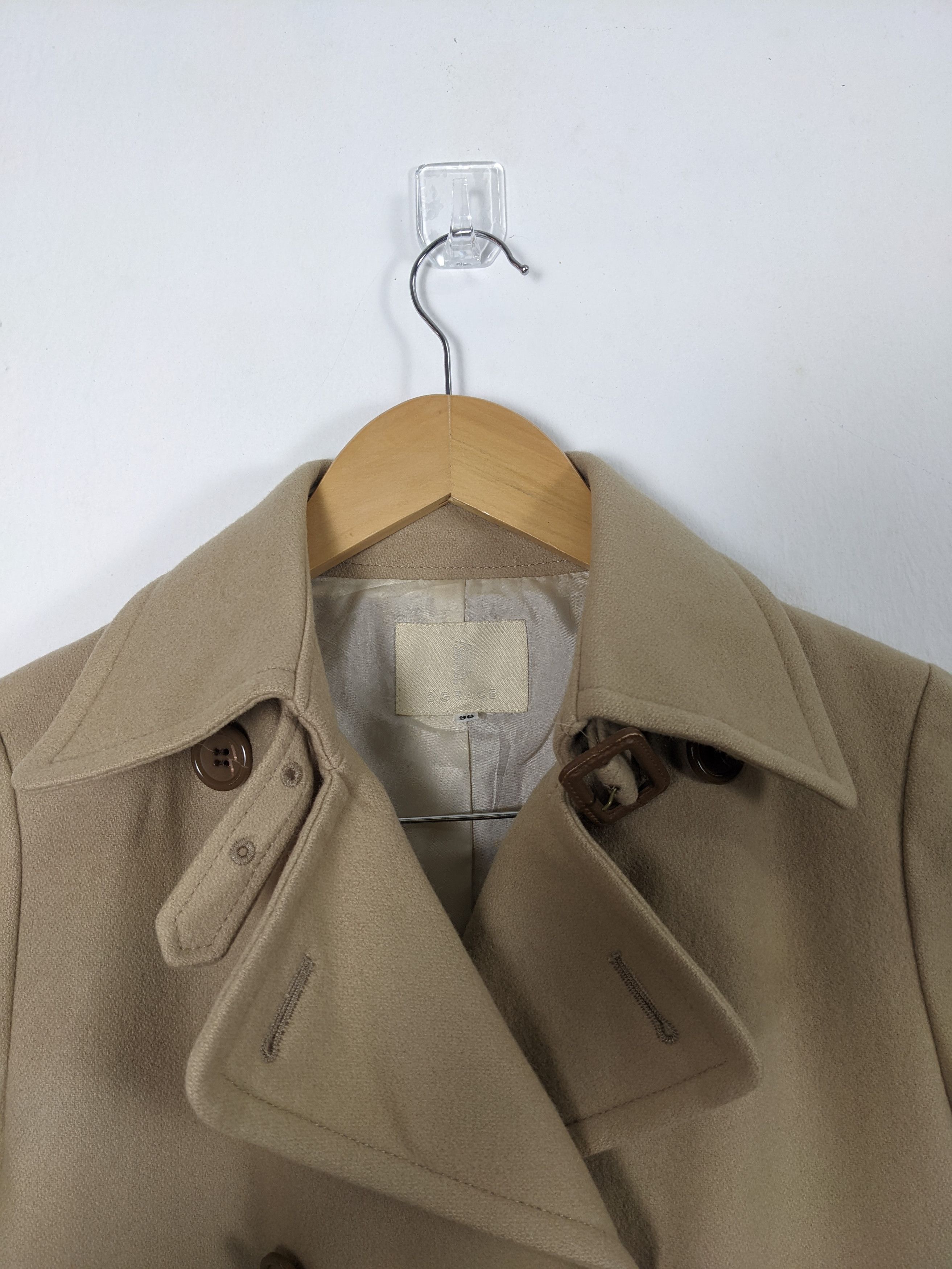 Japanese Brand Vintage Wool Peacoat Jacket J0128 Size S / US 4 / IT 40 - 4 Thumbnail